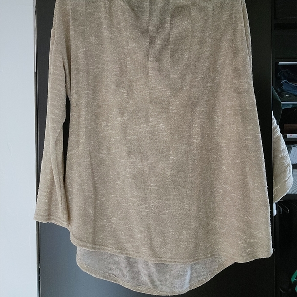 Apt. 9 Sheer Gold Cowl Neck Blouse - Picture 2 of 2